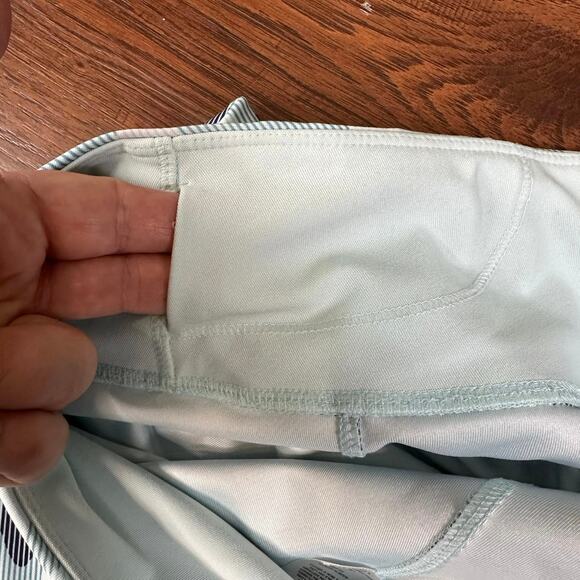 Dip Womens Blue/Teal/Pink Camo Capri Yoga Athletic Stretchy Pants Size 3X Plus - Picture 8 of 9